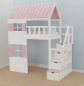 Mobile Preview: Etagenbetthaus für 1 Kind